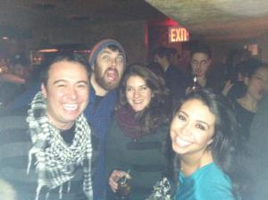 In NYC with cousins and my little brother Chris. He's the one sticking his tongue out.