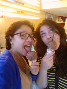 Celebratory ice cream